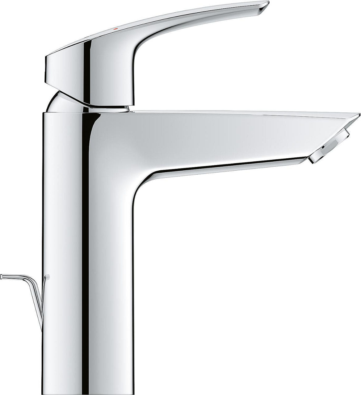 Mitigeur de lavabo Grohe Eurosmart saillie 121mm chromé