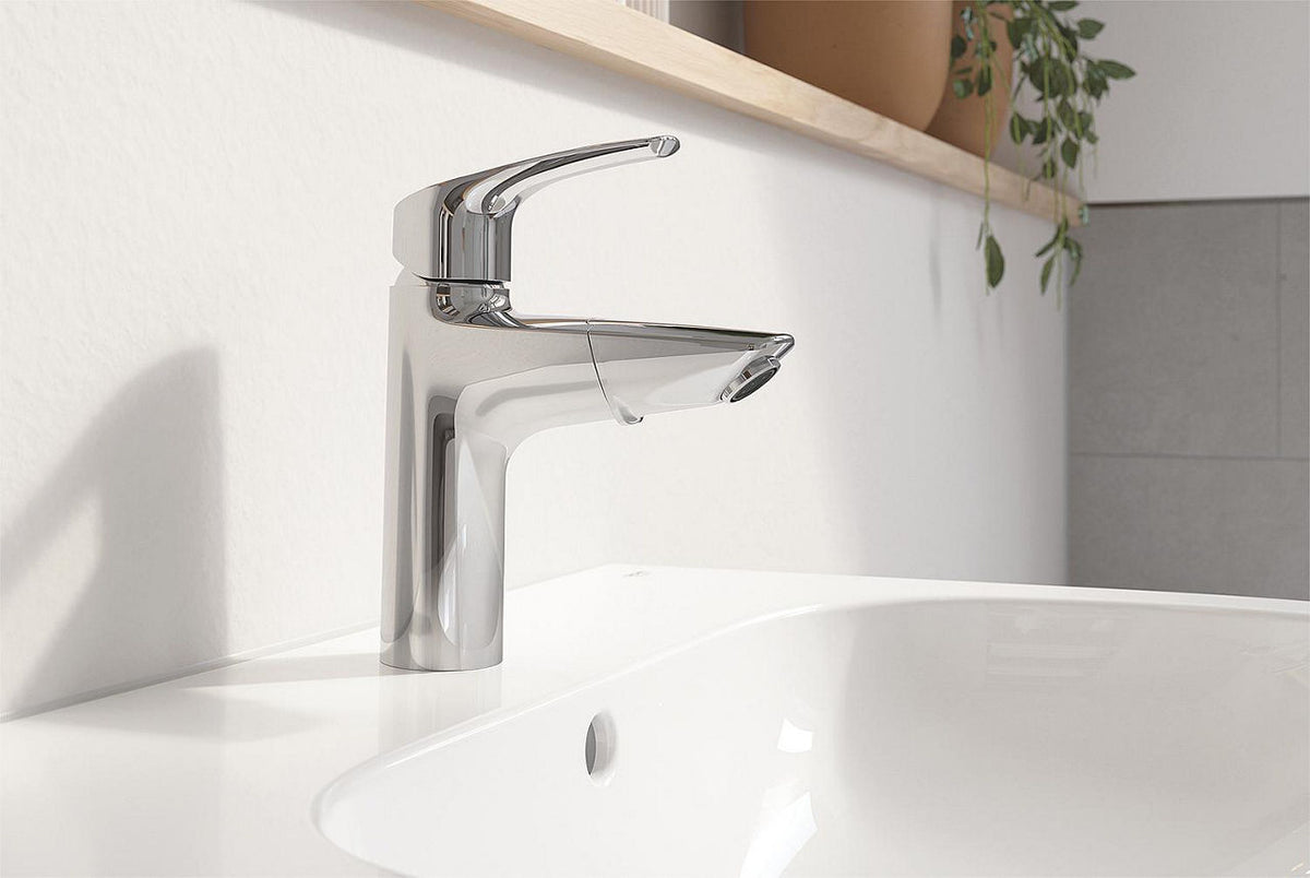 Mitigeur de lavabo Grohe Eurosmart saillie 121mm chromé