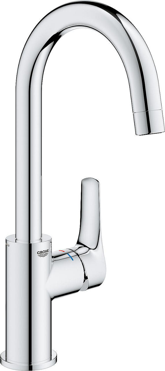 Mitigeur de lavabo Grohe Eurosmart saillie 140 mm chromé