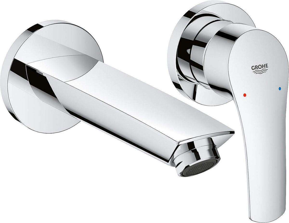 Mitigeur de lavabo mural Grohe Eurosmart saillie 171 mm chromé