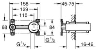 Corps encastré universel Grohe 23571000