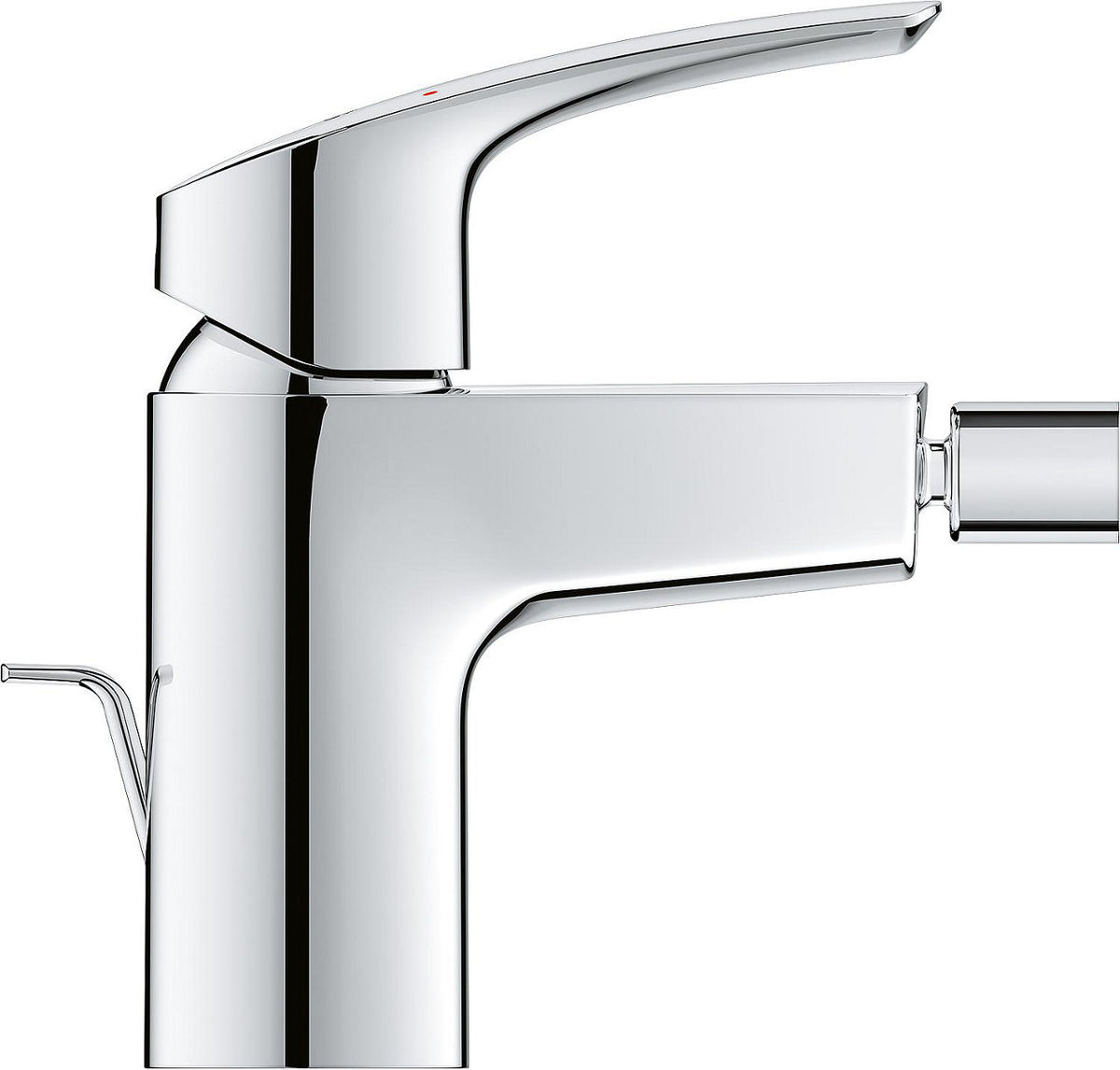 Mitigeur bidet Grohe Eurosmart saillie 115 mm chromé