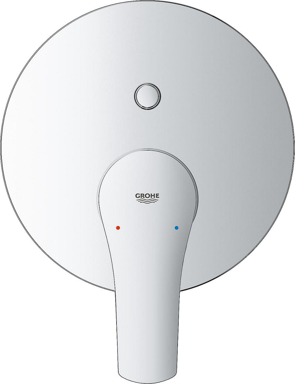 Mitigeur bain/douche encastré Grohe Eurosmart rosace Ø 158 mm chromé