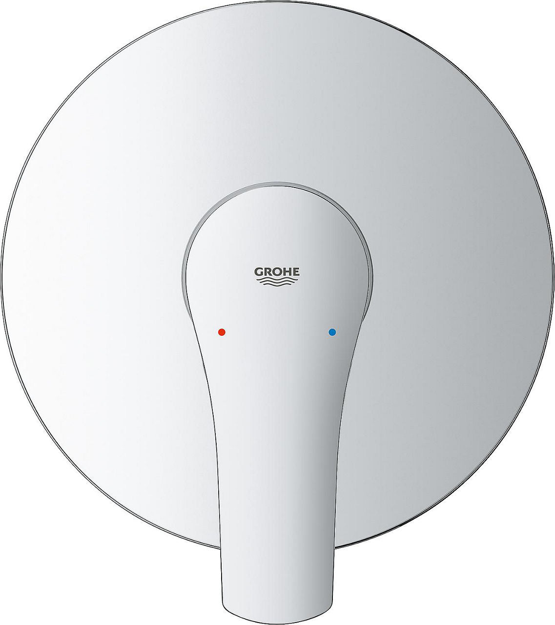 Mitigeur douche encastré Grohe Eurosmart rosace Ø 158 mm chromé