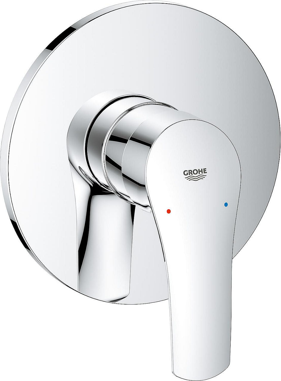 Mitigeur douche encastré Grohe Eurosmart rosace Ø 158 mm chromé