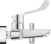 Mitigeur bain/douche apparent Grohe Eurosmart chromé avec long levier
