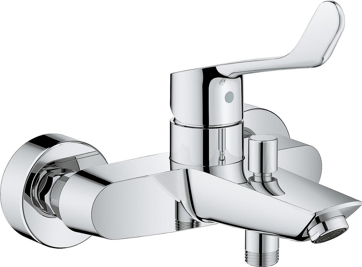 Mitigeur bain/douche apparent Grohe Eurosmart chromé avec long levier
