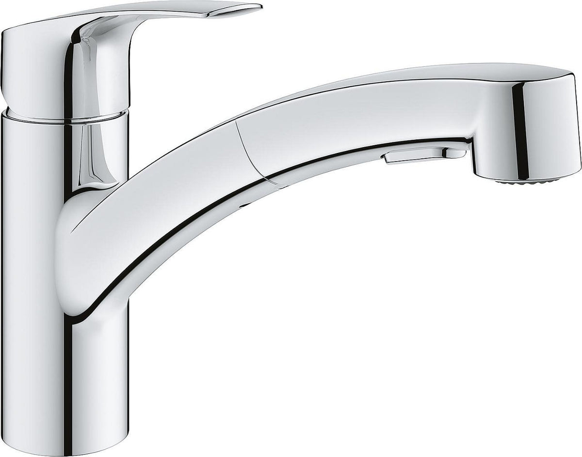 Mitigeur d'évier Grohe Eurosmart douchette extractible Saillie 227 mm