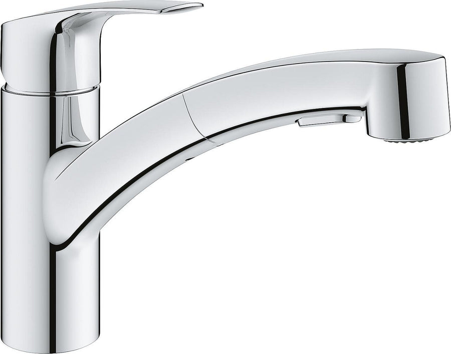 Mitigeur d'évier Grohe Eurosmart douchette extractible Saillie 227 mm