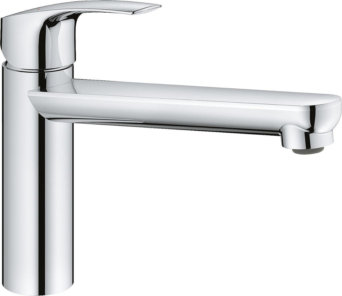Mitigeur d'évier Grohe Eurosmart Bec orientable Saillie 222 mm chrome