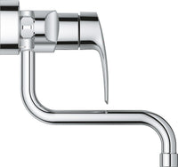Mitigeur d'évier mural Grohe Eurosmart avec bec pivotant