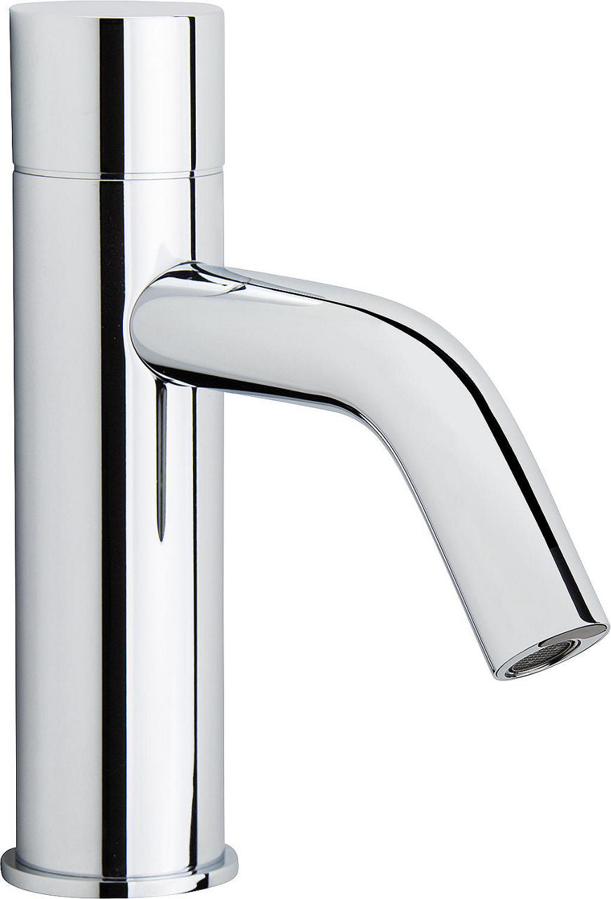 Robinetterie électronique de lavabo Benkiser Metrix Fashion saillie 125mm chromée