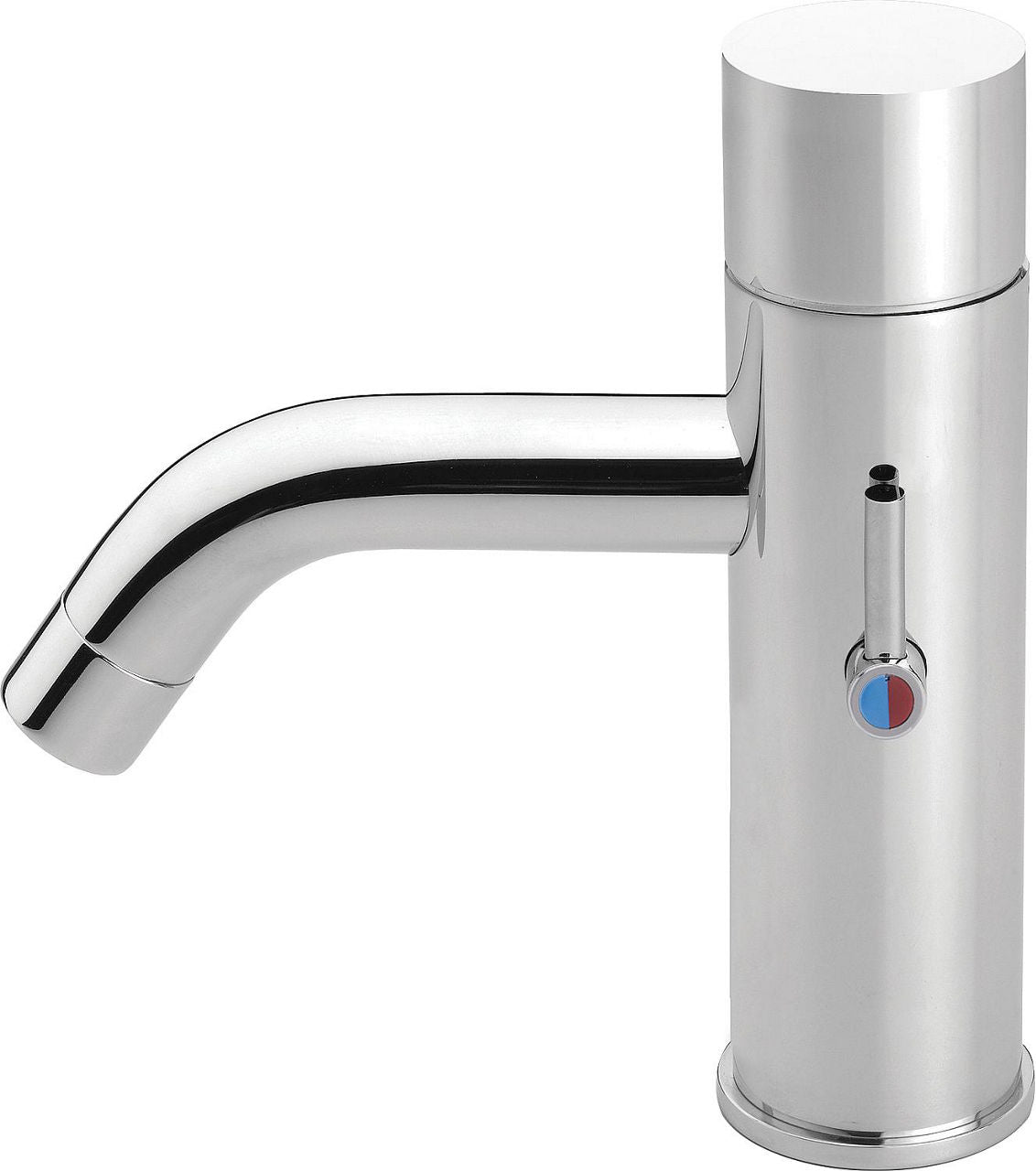 Robinetterie électronique de lavabo Benkiser Metrix Fashion saillie 125mm chromée