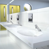 Mitigeur de lavabo KWC Professional F3 saillie 100 mm chromé