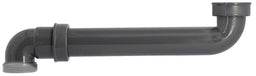 Coude d'évacuation peu encombrant DN40 1 1/2" en matière recyclée