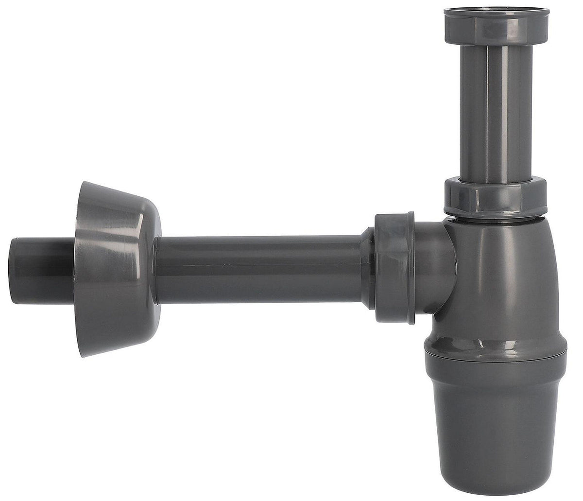 Siphon bouteille DN32 1 1/4" x 32 mm en matière recyclée