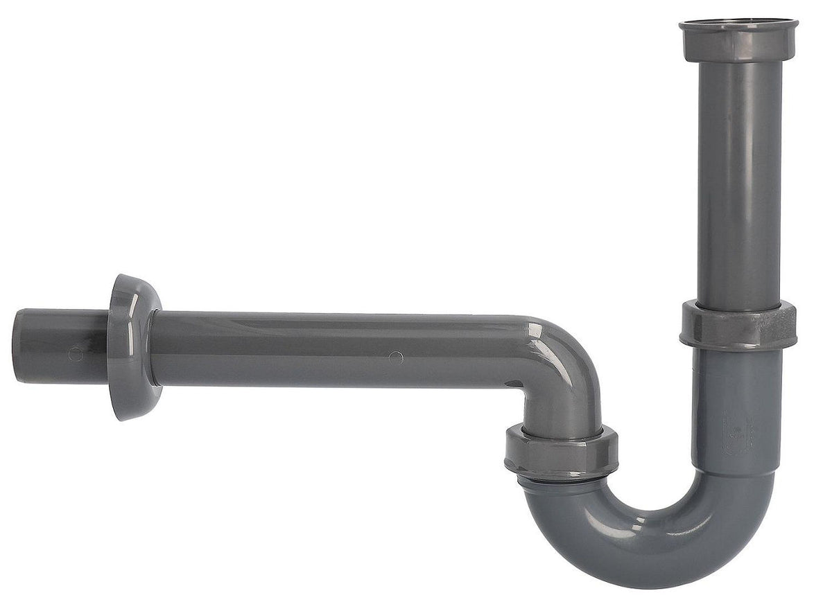 Siphon tubulaire DN32 1 1/4" x 32 mm en matière recyclée