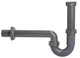 Siphon tubulaire DN32 1 1/4" x 32 mm en matière recyclée