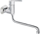 Mitigeur d'évier mural Heinrichschulte Alpha 350 Bec orientable Saillie 330 mm chrome