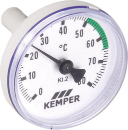 Thermomètre Kemper pour vanne de régulation de circulation et vanne Multi-Fix
