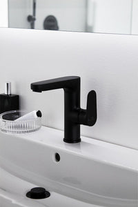 Mitigeur de lavabo Ideal Standard Cerafine O saillie 135 mm noir mat