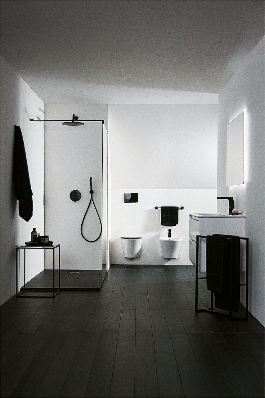 Mitigeur de lavabo Ideal Standard Cerafine O saillie 135 mm noir mat
