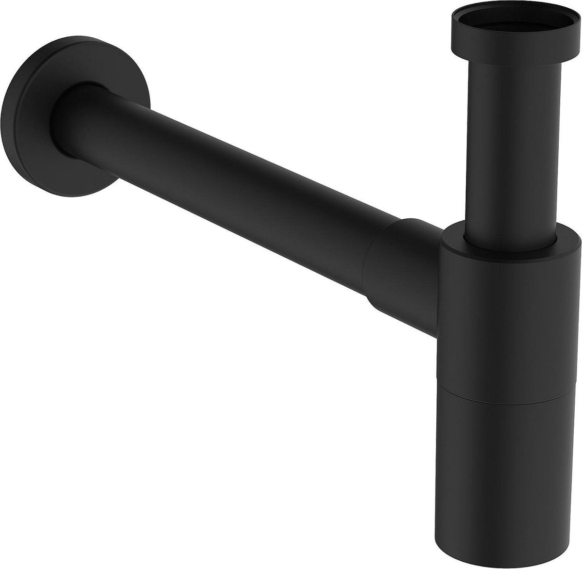 Siphon design Ideal Standard G 5/4, noir mat