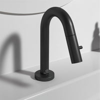 Robinet sur colonne Ideal Standard IdealStream saillie 126 mm noir mat