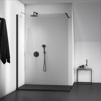Douchette Ideal Standard Idealrain 1 jet Ø 100 mm noir mat