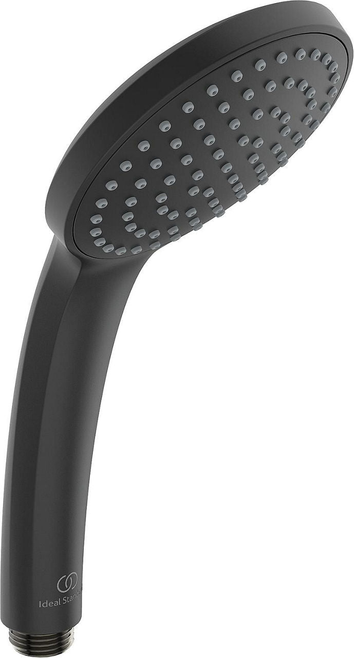 Douchette Ideal Standard Idealrain 1 jet Ø 100 mm noir mat