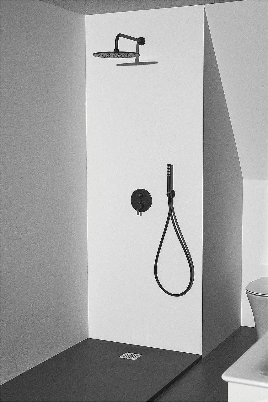 Douchette Ideal Standard Idealrain 1 jet noir mat 100mm