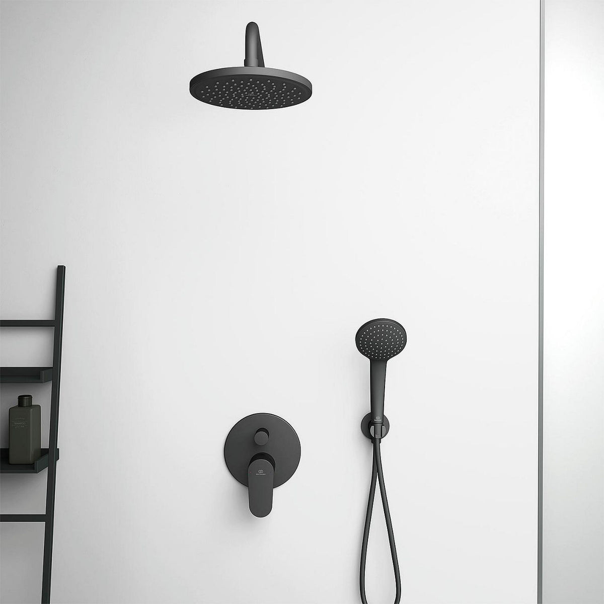 Pomme de douche Ideal Standard Idealrain noir mat