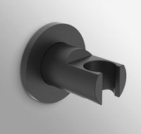 Support de douche mural Ideal Standard Idealrain Round, noir mat