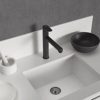 Mitigeur d'évier Ideal Standard Cerafine O bec pivotant saillie 205 mm noir mat