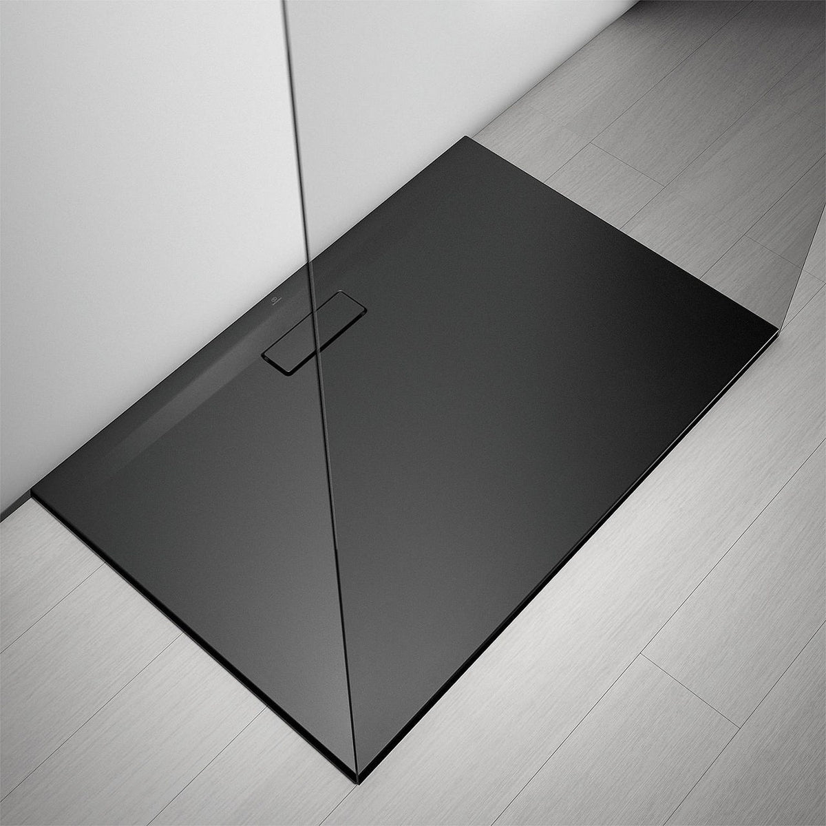 Receveur de douche Ultra Flat New rectangulaire noir Ideal Standard
