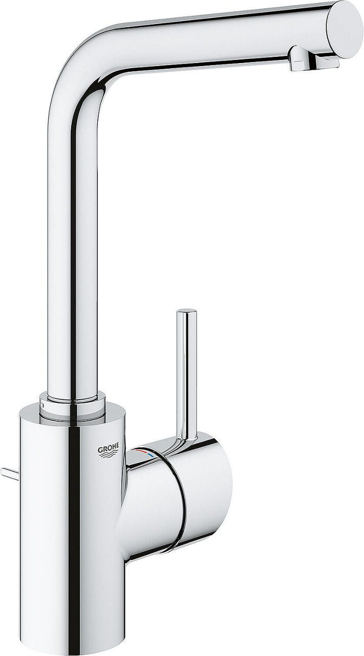 Mitigeur de lavabo Grohe Concetto L-Size saillie 143mm chromé