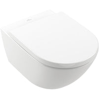 WC suspendu à fond creux Villeroy & Boch Subway 3.0, TwistFlush, sans bride de rinçage, blanc, 370x355x560 mm