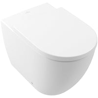 WC au sol à fond creux Subway 3.0 TwistFlush, sans bride de rinçage, sortie horizontale, blanc