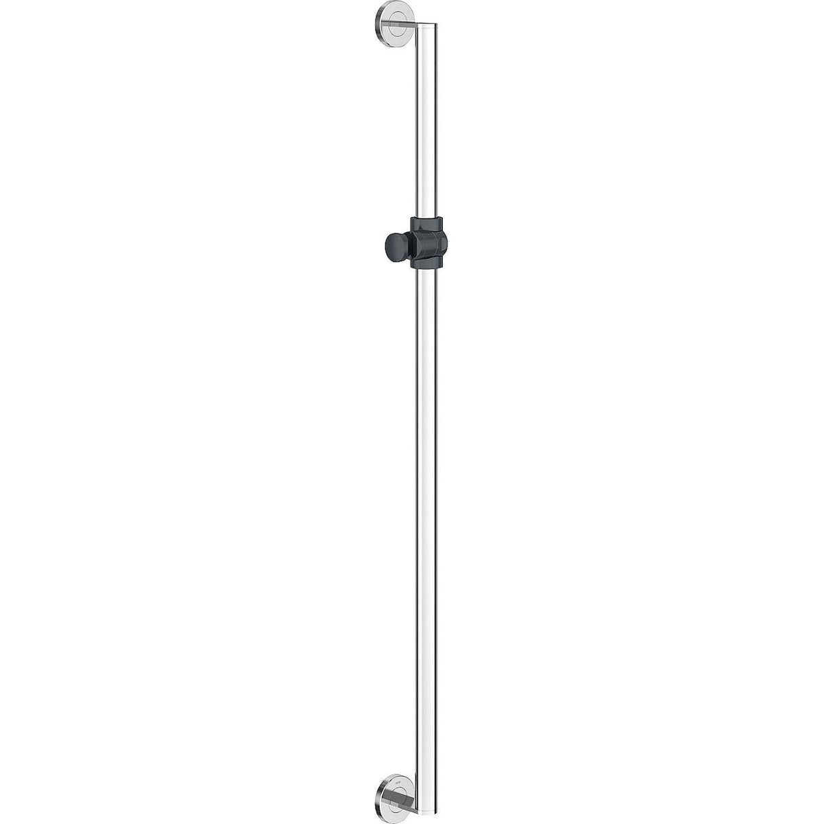 Hewi Barre de douche Ø32, Longueur 900mm, inox poli