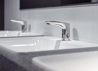 Robinetterie électronique de lavabo Schell MODUS E saillie 120 mm chromé