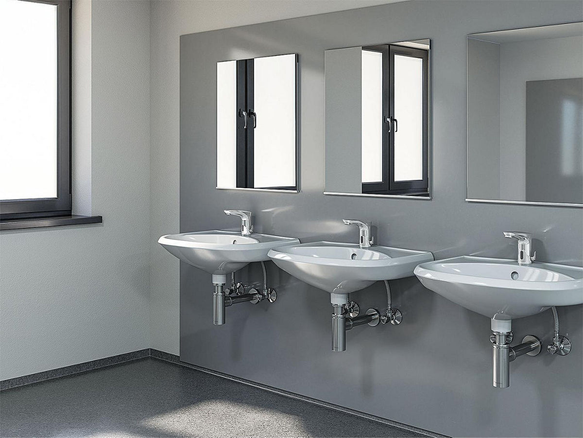 Robinetterie électronique de lavabo Schell MODUS E saillie 120 mm chromé