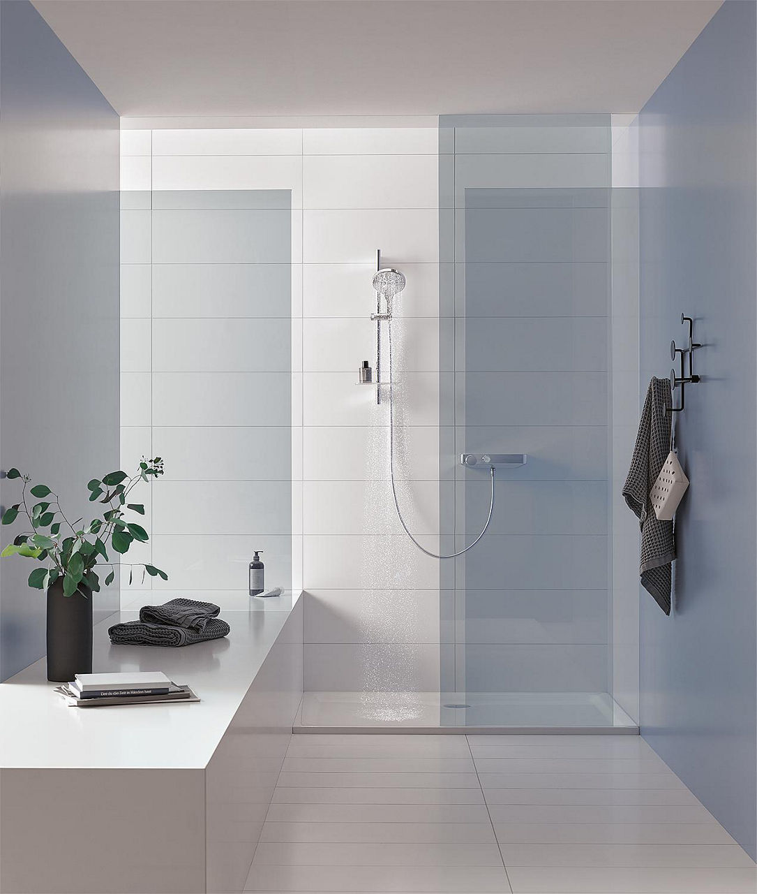 Grohe Rainshower Duschset 150 Brausestange 600 mm 3 Strahlarten Ø 150 mm Chrom
