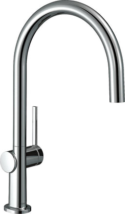 Mitigeur d'évier Hansgrohe Talis M54 220, bec orientable, saillie 222 mm, chromé