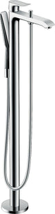 Mitigeur bain/douche sur pied Hansgrohe Metris avec douchette saillie 209 mm chromé