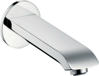 Bec mural pour baignoire Hansgrohe Metris DN20 saillie 165 mm chromé