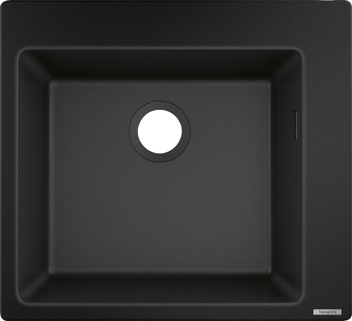 Évier encastré Hansgrohe S510-F450 noir graphite
