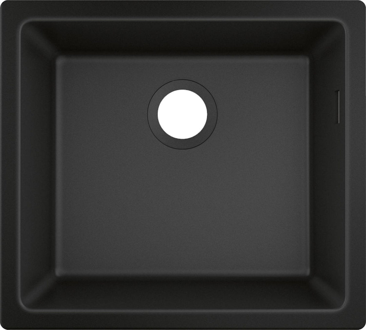 Évier à encastrer sous plan Hansgrohe 450 S510-U450 noir graphite