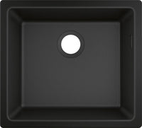 Évier à encastrer sous plan Hansgrohe 450 S510-U450 noir graphite