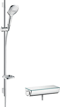 Kit de douche thermostatique Hansgrohe Raindance Select E 120 barre 900 mm chrome