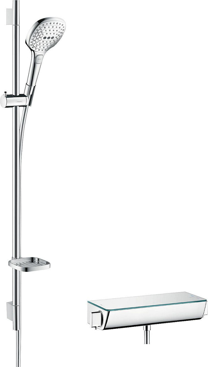 Kit de douche thermostatique Hansgrohe Raindance Select E 120 barre 900 mm chrome